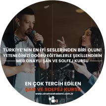 Şan ve Solfej Kursu -Türkiye’nin En İyi Seslerinden Biri Olun!