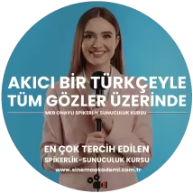 Spikerlik Sunuculuk Kursu -Akıcı Bir Türkçeyle Tüm Gözler Üzerinizde!