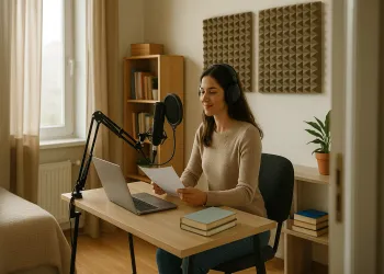 Evde Seslendirme Dersi: Kendi Stüdyonuzda Profesyonel Bir Başlangıç Yapın
